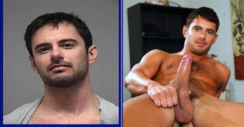 Gay porn star Donny Wright's mughsot